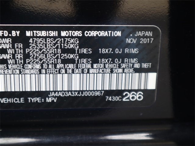 2018 Mitsubishi OUTLANDER Base